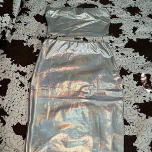 2 Piece MIDI Skirt Set